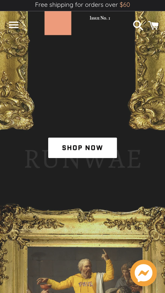 Runwae Apparel Mobile